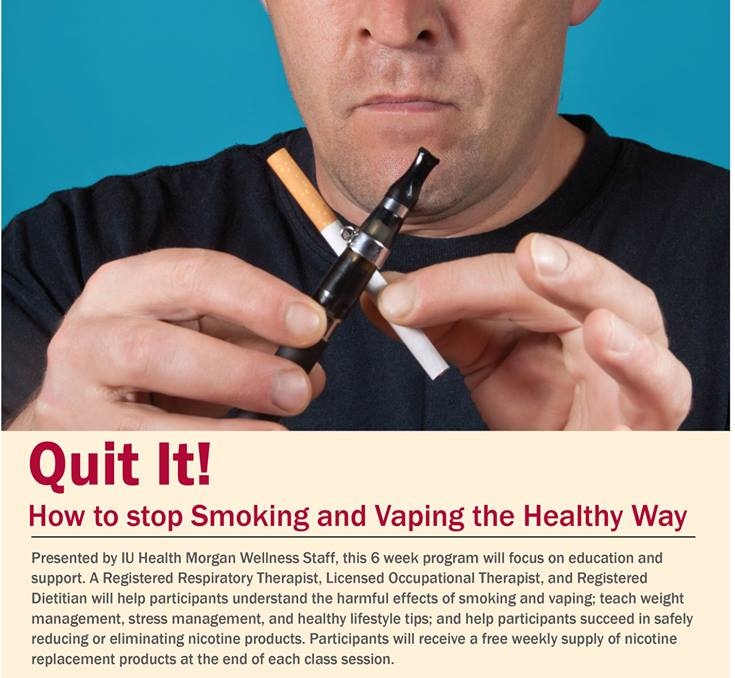 Quit It! Free Smoking & Vaping Cessation Class Available The
