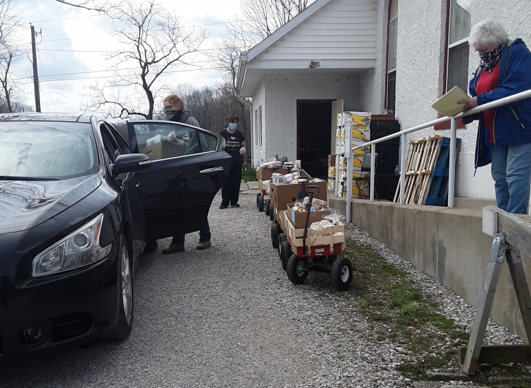 Giving Locally Mt. Olive UMC Food Pantry Providing Groceries, Smiles, and Prayers The